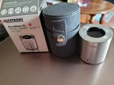 Lifetrons DrumBass III Rechargeable Speaker Metallic Body, View more