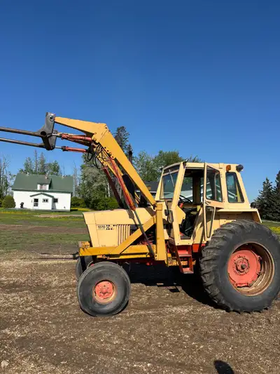108 horse power 7119hrs Next to new rear tires 20.8-38 Ezze on 100 loader available bucket and forks...