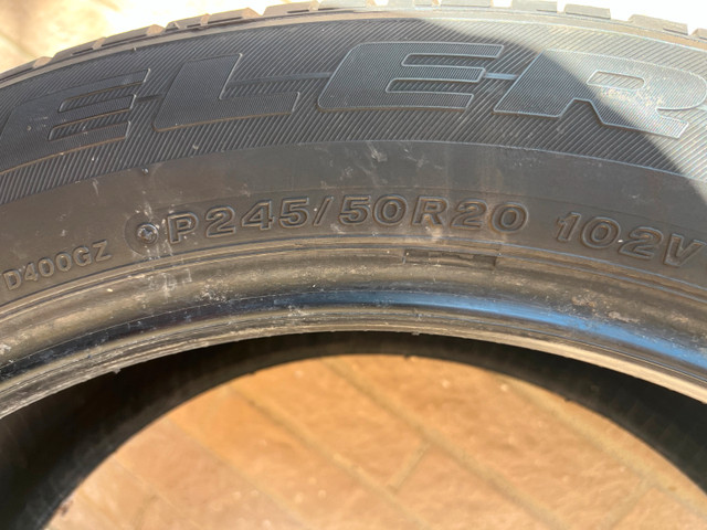 Bridgestone Dueler H/L 400 - 245/50R20 102V - 90% tread in Tires & Rims in City of Toronto - Image 3