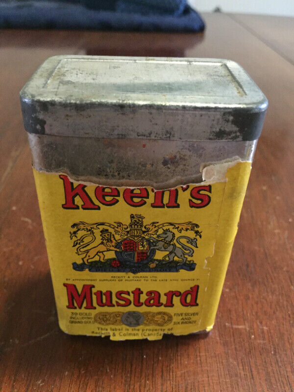 Vintage Keen's Mustard Tin in Arts & Collectibles in Oshawa / Durham Region
