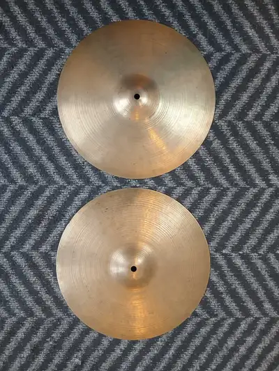 1970s Ludwig Avedis 14"Highat Cymbals, View more