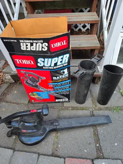 TORO corded blower, View more