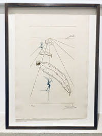 Vintage Salvador Dalí lithograph signed and numbered