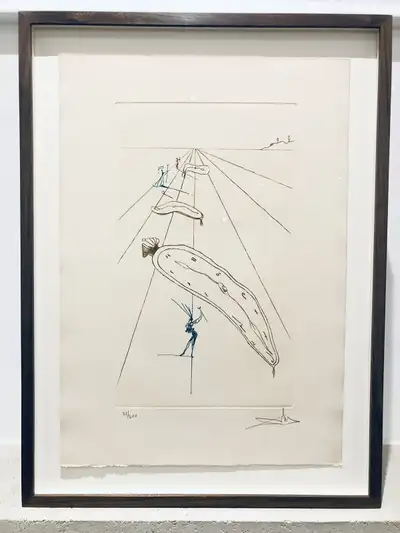 Vintage Salvador Dalí lithograph signed and numbered, View more