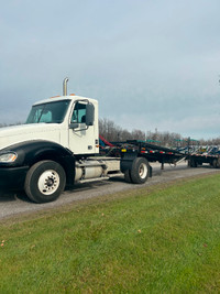 2004 Freightliner Columbia w/ 2012 Cottrell 4-car trailer
