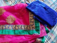 BRAND NEW Unstitched Sari
