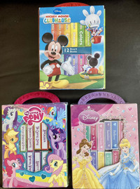 Disney Mickey Mouse, Princess, My Little Pony Board Book Blocks