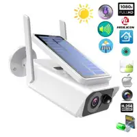 Solar WIFI Camera Solaire Rechargeable Motion Detection Alarm