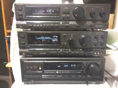 various model Technics receiver SA-GX100 SA-EX410