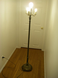 Vintage Three Light Floor Lamp