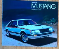 1980 FORD MUSTANG AUTO BROCHURE FOR SALE