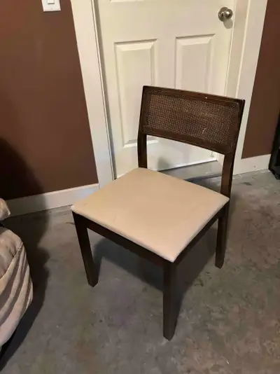 Free matching wooden dining table chairs (4). Also giving away/selling other items - please check ou...
