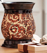 SALE! Partylite Amaretto Swirl Scent Glow Warmer, brand new!