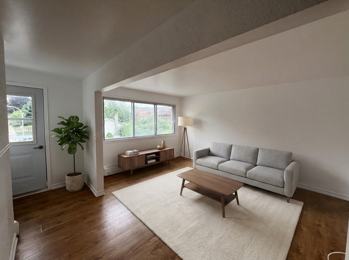 Grand 5½ à louer – Haut de triplex — photo 1