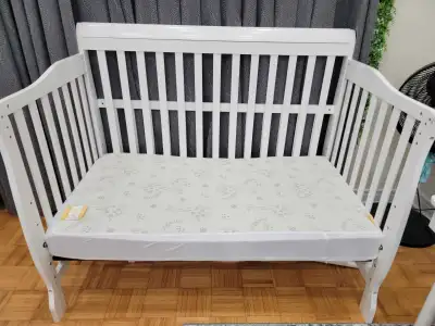 Baby crib with mattress , View more