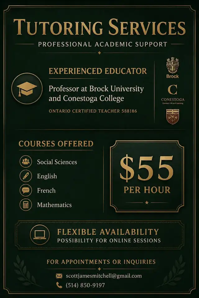 Tutoring from professor
