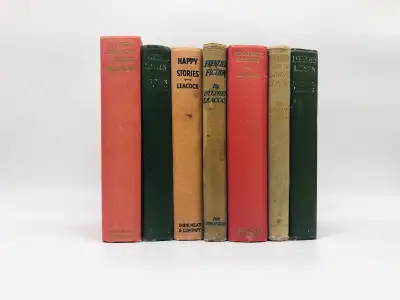 Antique Collection of Stephen Leacock books circle early 1900s, View more