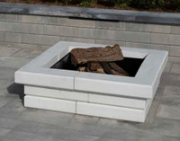 Concrete firepit