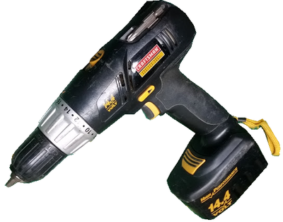 Craftsman 3/8" Rechargable Battery Drill Kit -2 Batteries -Charger -3/8 inch Keyless Chuck -2 Speed...