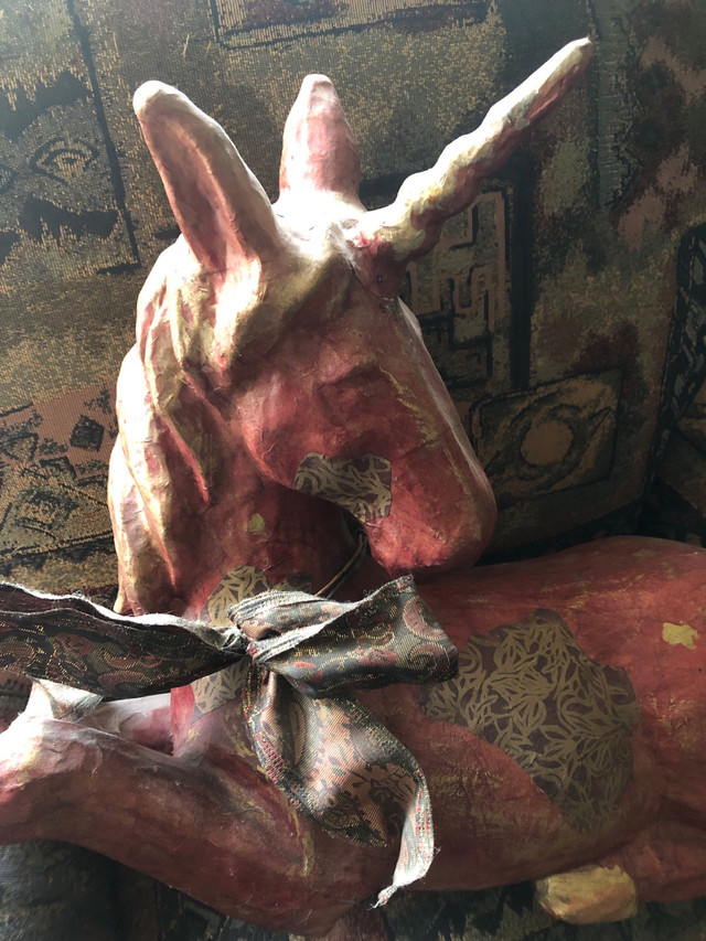Large Vintage Paper Mache Unicorn Beautiful Special horse  in Arts & Collectibles in Kitchener / Waterloo