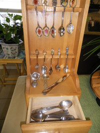 Selection of Spoons in cases