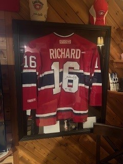 Autographed Henri Richard Jersey in Arts & Collectibles in Strathcona County
