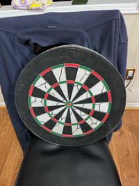 DART BOARD AND SPORTS ITEMS