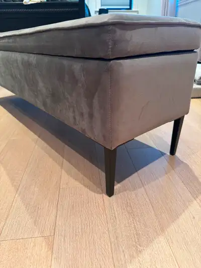 Velvet bench 5 ft with storage, View more