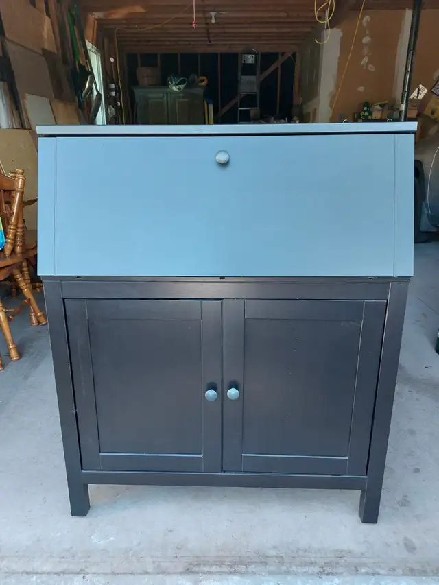 Secretary Desk / Cabinet with Fold Down Front in Desks in Ottawa - Image 2