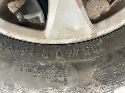 2 tires good 2 not so good on good rims
