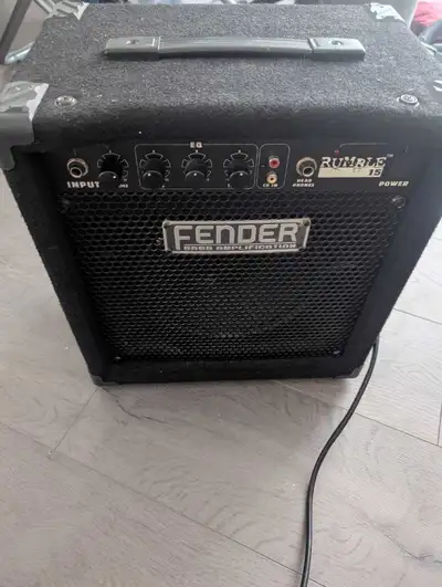 fender rumble 15 bass amplifier, View more