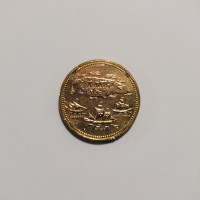 Vintage 1972 Jamaican 10th Independence Gold Coin