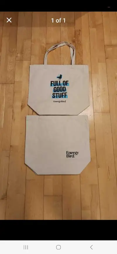 Large Blue Logo Tote Bag, View more