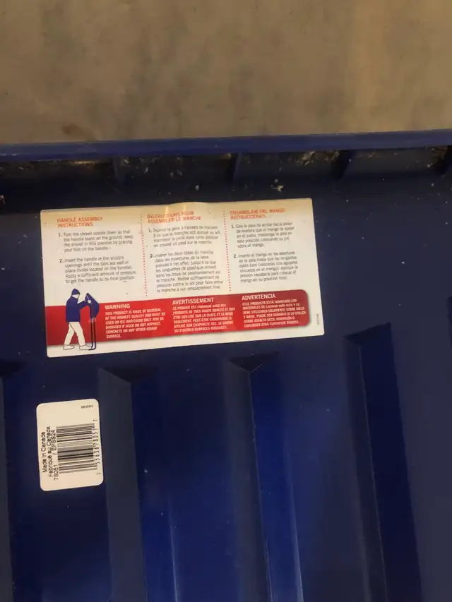 Sleigh snow shovel for sale in Outdoor Tools & Storage in Barrie - Image 2