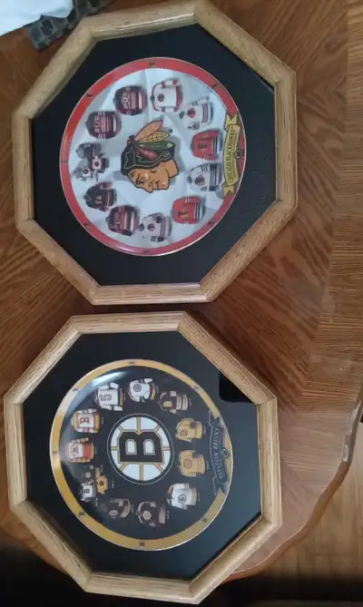 Bruins, Hawks Collector Plates, View more