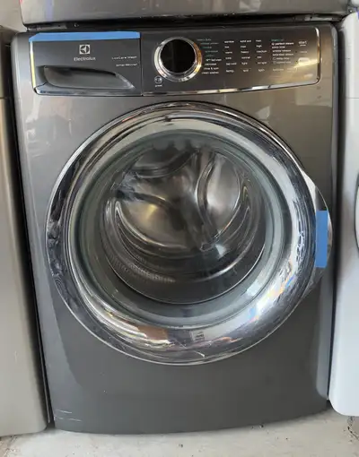 27” ELECTROLUX WASHER & DRYER SET ELECTRIC FRONT LOAD STAINLESS, View more