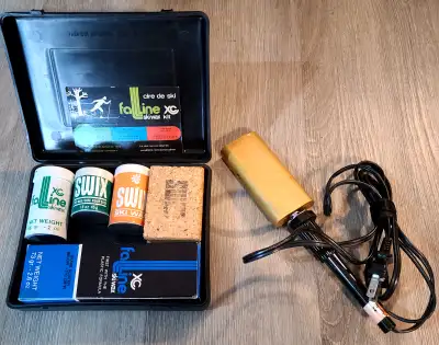 Waxing Iron - Ski Snowboard Vintage Fall Line XC + KUU Sport, View more