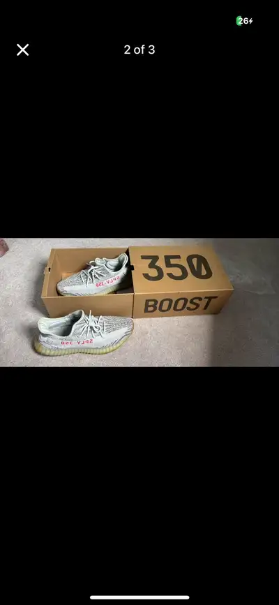 Used but in good condition, Yeezy Boost 350 V2. Size 11 mens. Will let go for a good price, best off...