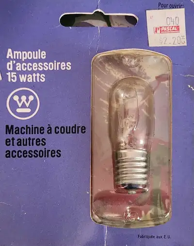 Ampoule de machine à coudre, View more
