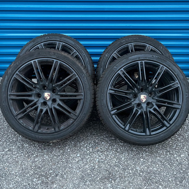 2018 Porsche Cayenne GTS 21" Original Rims & Winter Tires in Tires & Rims in City of Toronto
