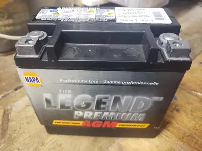 battery aux14 new 3/25 still like new $85.