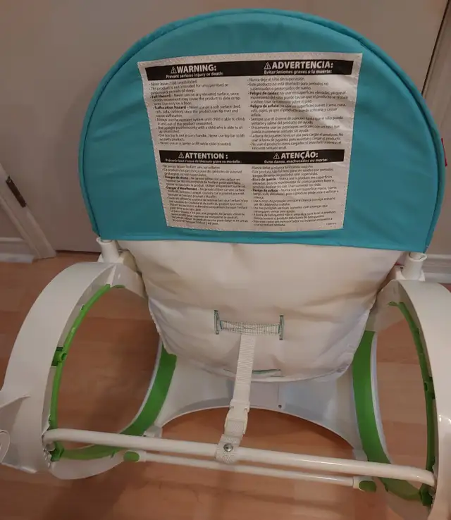 Fisher Price Infant to Toddler Rocker Bouncer , Batteries includ in Playpens, Swings & Saucers in Oakville / Halton Region - Image 7