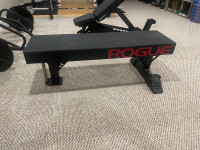 Rogue Fitness Bench and Trap Bar