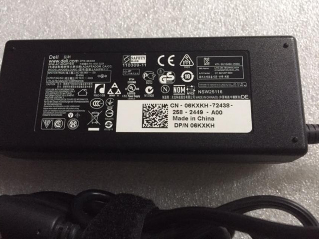 DELL 90W-ADAPTER INPUT 100-240V~50/60Hz 1.5A OUTPUT 19.5V-4.62A in Laptop Accessories in Markham / York Region - Image 2