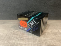 Six NEW + SEALED FUJI DR-I 60 Blank Audio Cassette DRI 60 Tapes