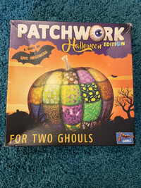 Used Patchwork Halloween Board Game