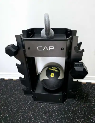 CAP Dumbbell and Kettlebell Storage Rack - New!, View more