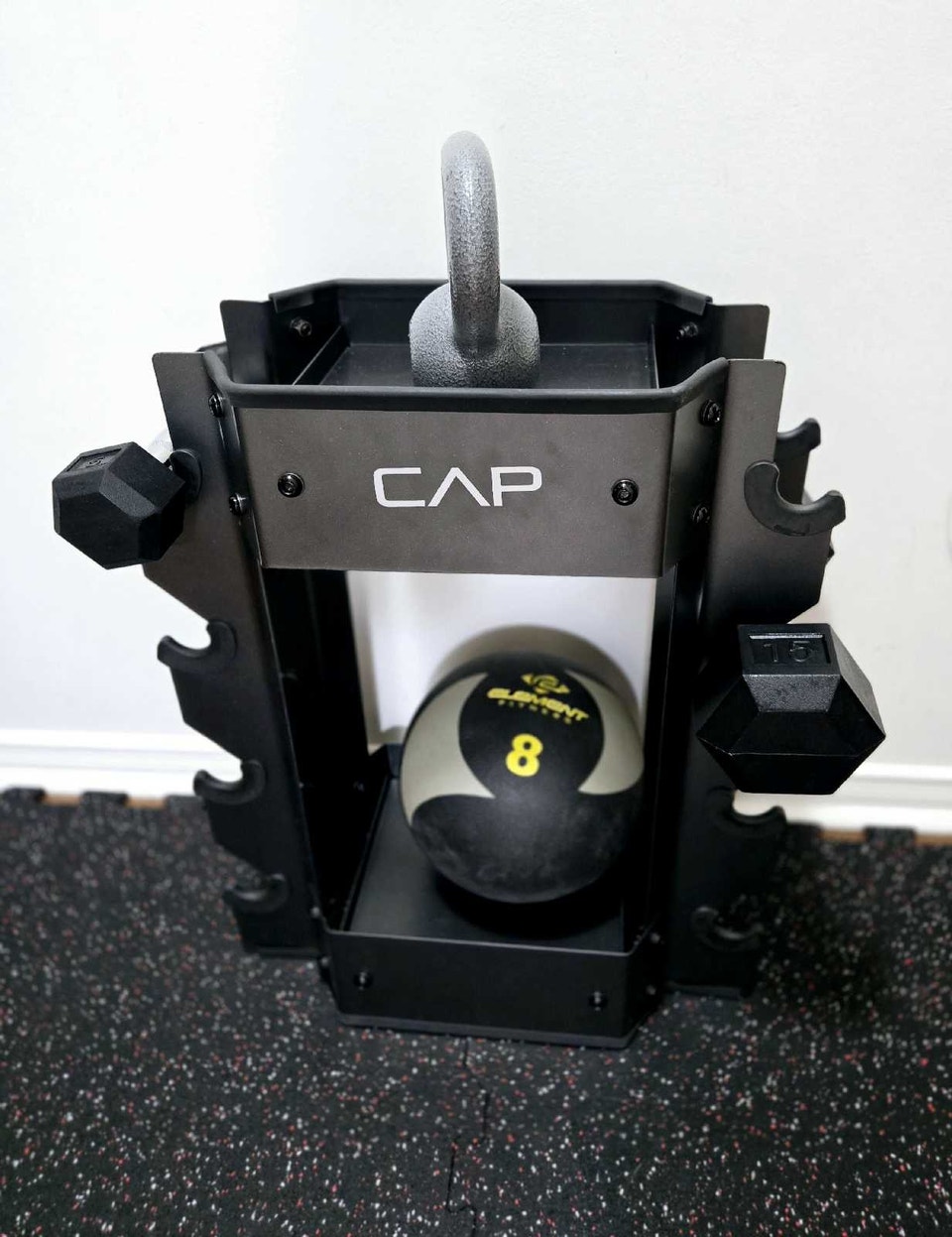 CAP Dumbbell and Kettlebell Storage Rack - New! | Exercise Equipment ...