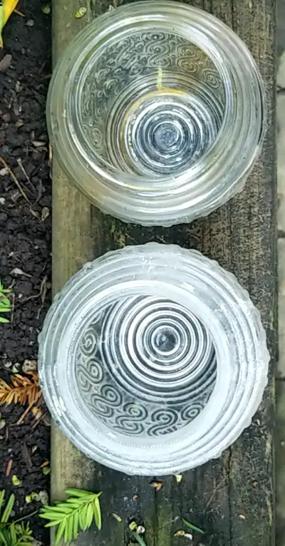 Mid century modern glass shades, View more