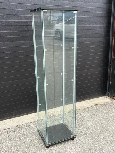 Glass Display Cabinet 5.5ft Tall – Tempered Glass, View more